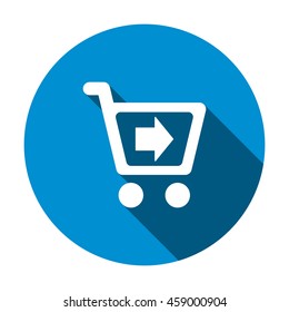 Shopping Icon, flat design style