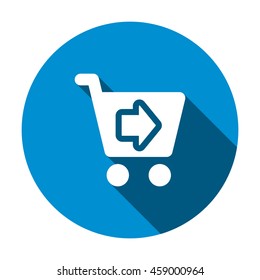 Shopping Icon, flat design style