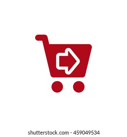 Shopping Icon, flat design style