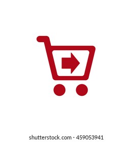 Shopping Icon, flat design style