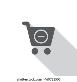 Shopping Icon, flat design style