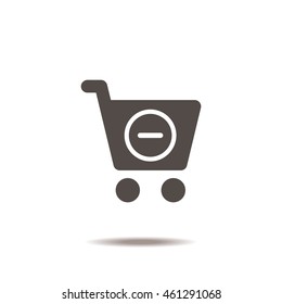 Shopping Icon, flat design style