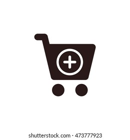 Shopping Icon, flat design style