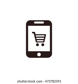 Shopping Icon, flat design style