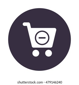 Shopping Icon, flat design style