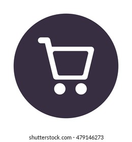 Shopping Icon, flat design style