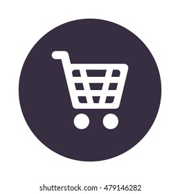 Shopping Icon, flat design style