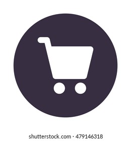 Shopping Icon, flat design style