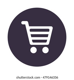 Shopping Icon, flat design style
