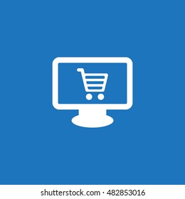 Shopping Icon, flat design style