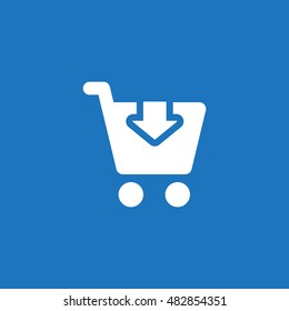 Shopping Icon, flat design style