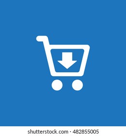 Shopping Icon, flat design style