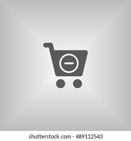 Shopping Icon, flat design style