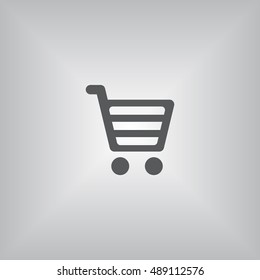 Shopping Icon, flat design style