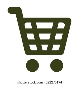 Shopping Icon, flat design style