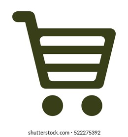Shopping Icon, flat design style