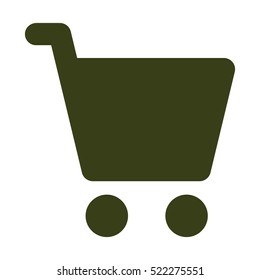 Shopping Icon, flat design style