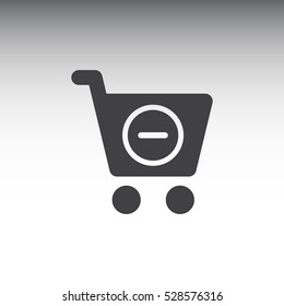Shopping Icon, flat design style