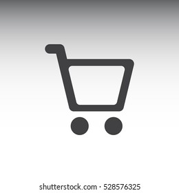 Shopping Icon, flat design style