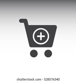 Shopping Icon, flat design style