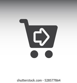 Shopping Icon, flat design style