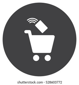 Shopping Icon, flat design style