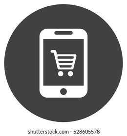 Shopping Icon, flat design style