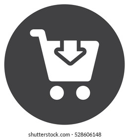 Shopping Icon, flat design style