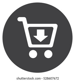 Shopping Icon, flat design style