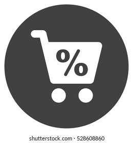 Shopping Icon, flat design style