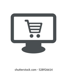 Shopping Icon, flat design style