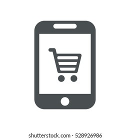 Shopping Icon, flat design style