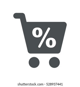 Shopping Icon, flat design style
