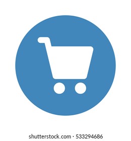 Shopping Icon, flat design style