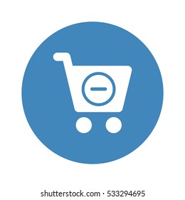 Shopping Icon, flat design style