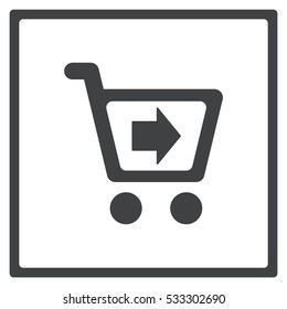 Shopping Icon, flat design style