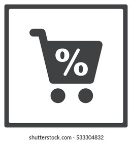 Shopping Icon, flat design style