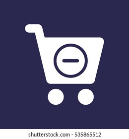 Shopping Icon, flat design style