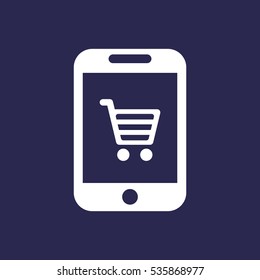 Shopping Icon, flat design style