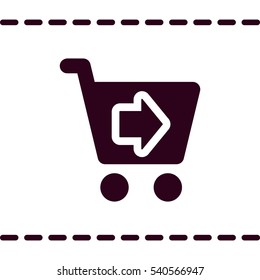 Shopping Icon, flat design style