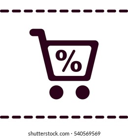 Shopping Icon, flat design style