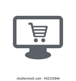 Shopping Icon, flat design style