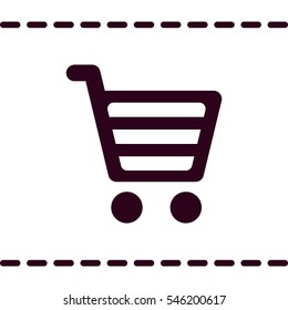 Shopping Icon, flat design style