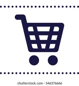 Shopping Icon, flat design style