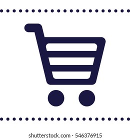 Shopping Icon, flat design style