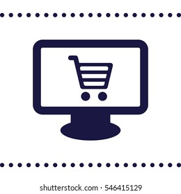 Shopping Icon, flat design style