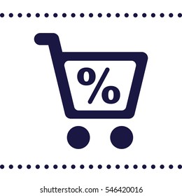 Shopping Icon, flat design style