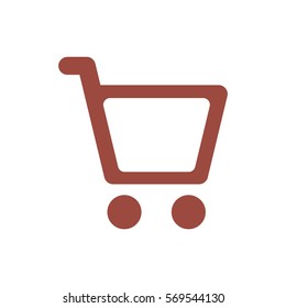 Shopping Icon, flat design style