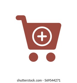 Shopping Icon, flat design style