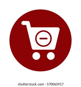 Shopping Icon, flat design style